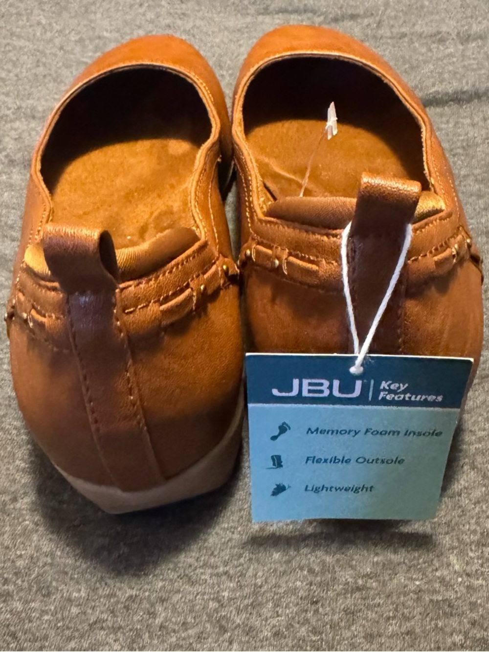 JBU Rust Suede Ballet Flats - Picture 3 of 3